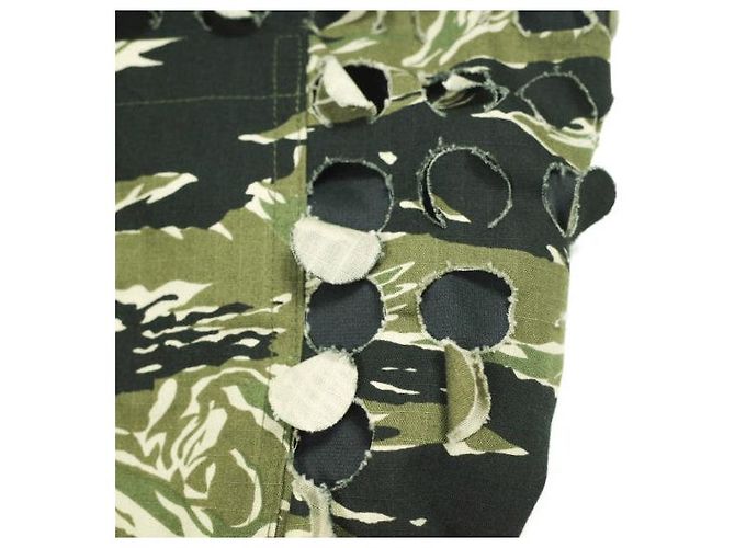 Autre Marque SYUMAN. Giacca in cotone con tagli laser paralleli Multicolore - vista 7