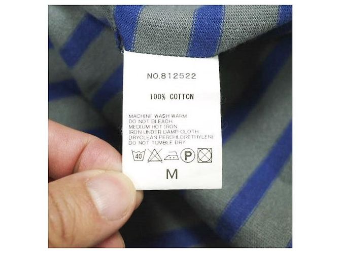 Autre Marque CAMISA BASQUE HAVERSACK Camiseta de algodón Castaño Azul - vista 8
