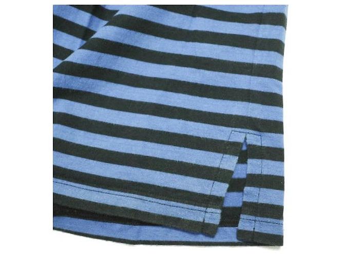 Autre Marque Camiseta de manga larga VAINL ARCHIVE de algodón Suvin Negro Azul - vista 6
