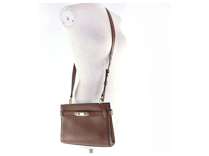 Borsa a tracolla 2way in pelle Bally Marrone - vista 10