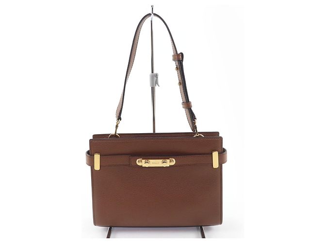 Borsa a tracolla 2way in pelle Bally Marrone - vista 3