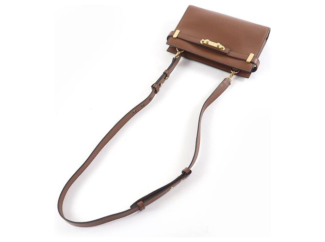 Borsa a tracolla 2way in pelle Bally Marrone - vista 6