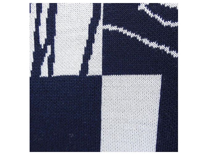 Hermès Vestido de mezcla de seda Hermes Negro Blanco - vista 8