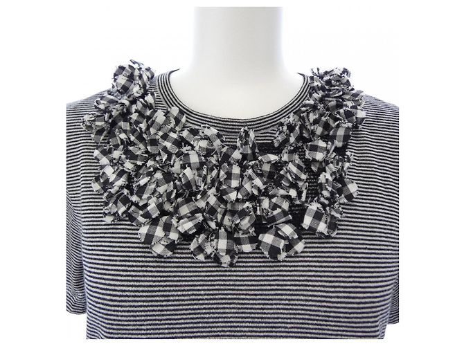 Top de rayas Chanel Negro - vista 6