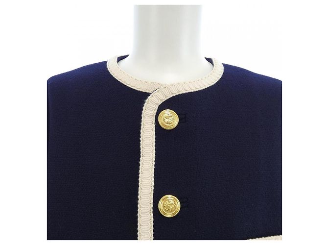 Chaqueta Gucci sin cuello Azul Azul marino - vista 6