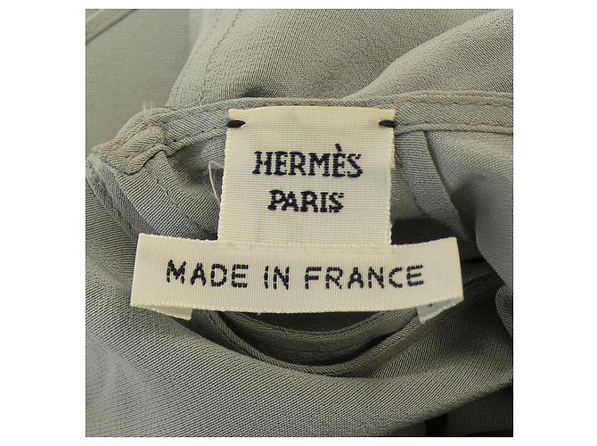 Hermès Hermes Seidentop Braun - Ansicht 4