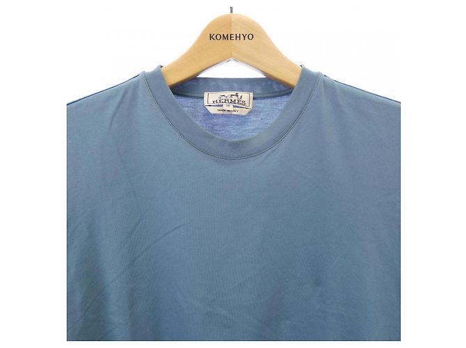 Camiseta Hermès T-shirt de Algodón XS Azul - vista 5