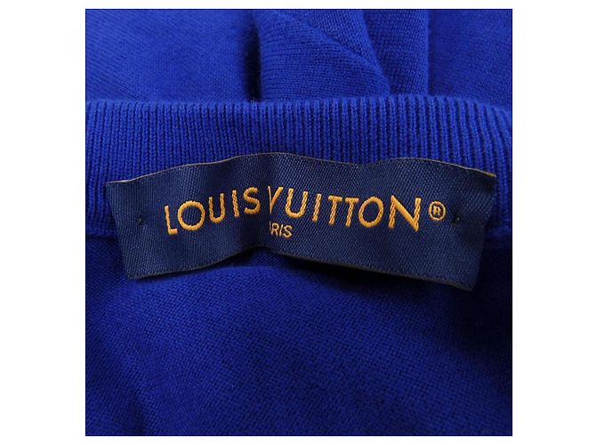 Punto de Algodón Louis Vuitton Signature Azul - vista 4