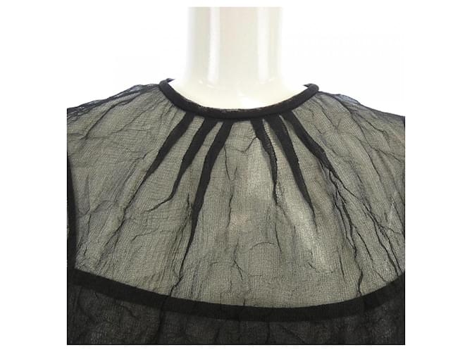 Top de seda Chanel Negro - vista 5