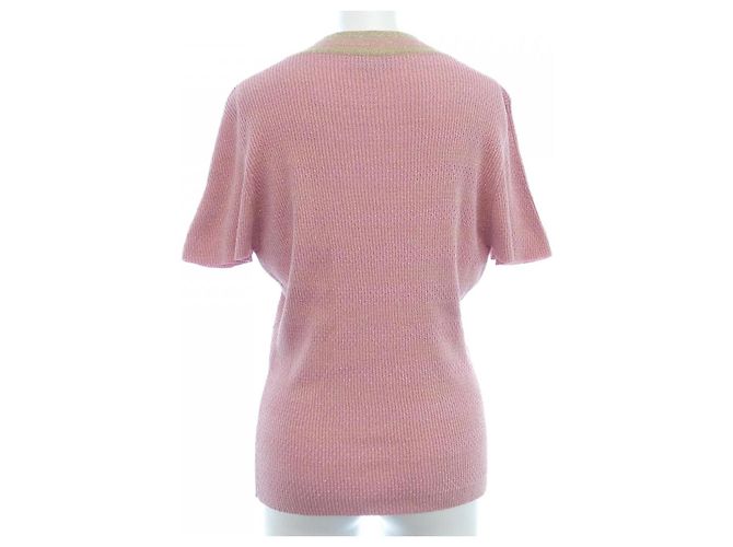 Top de punto Chanel Rosa - vista 2