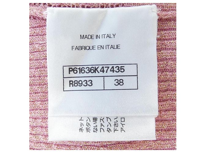 Top de punto Chanel Rosa - vista 4