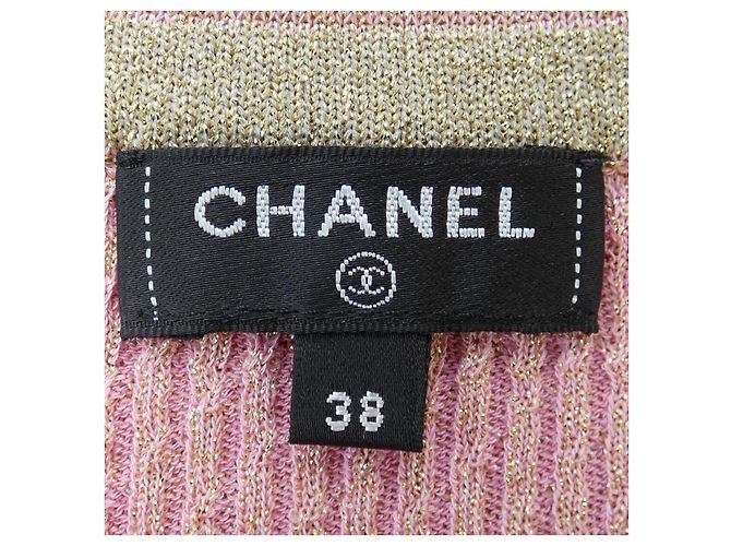 Top de punto Chanel Rosa - vista 5