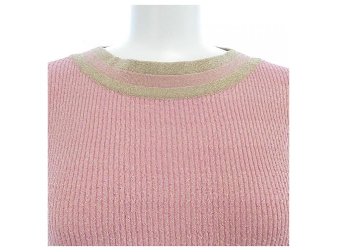 Top de punto Chanel Rosa - vista 6
