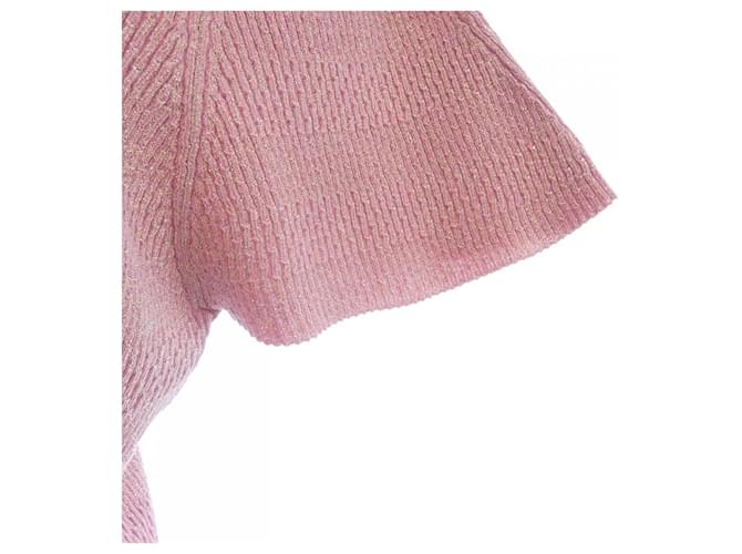 Top de punto Chanel Rosa - vista 7