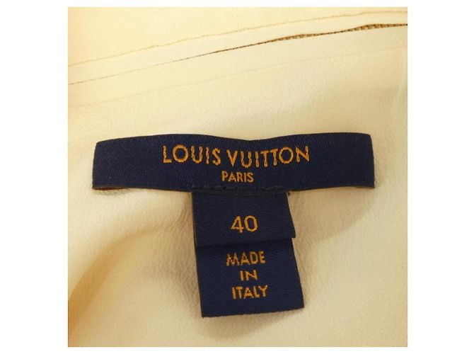 Top de seda Louis Vuitton Blanco - vista 4