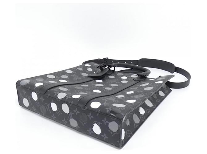 Louis Vuitton Monogram Eclipse Sac Plat Bag Nero - vista 2