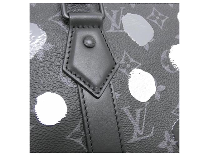Louis Vuitton Monogram Eclipse Sac Plat Bag Nero - vista 3