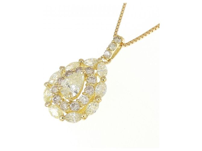 Autre Marque Collana con diamante Au750 D'oro - vista 3