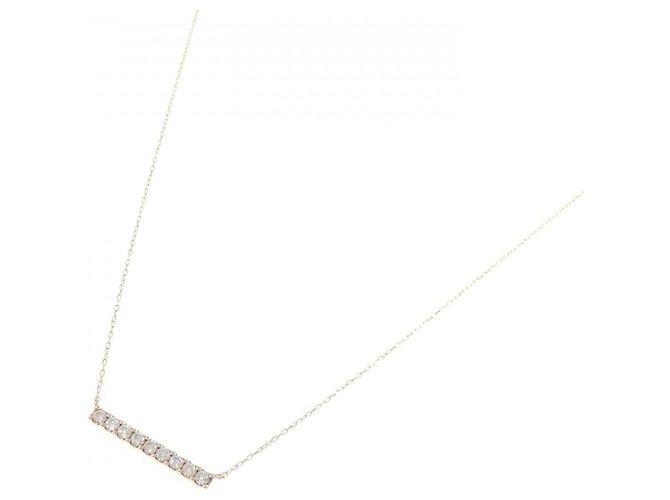 Autre Marque Collana con Diamanti Au750 Rosa - vista 2