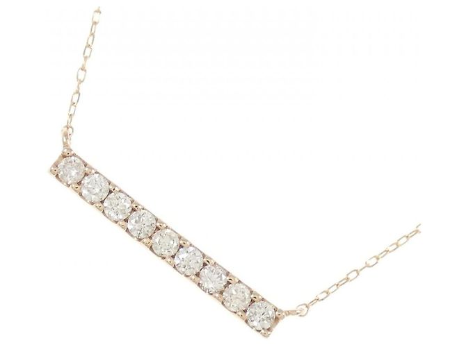 Autre Marque Collana con Diamanti Au750 Rosa - vista 3