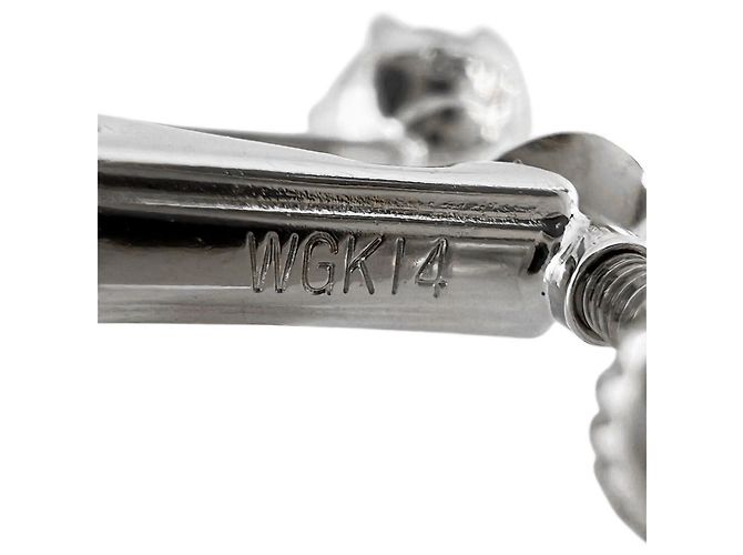 Autre Marque Orecchini in oro bianco K14 e diamanti Argento - vista 11