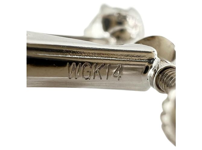Autre Marque Orecchini in oro bianco K14 e diamanti Argento - vista 16