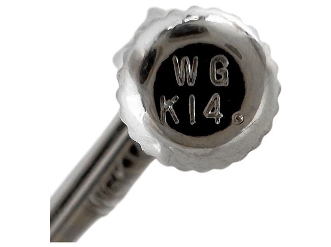 Autre Marque Orecchini in oro bianco K14 e diamanti Argento - vista 17
