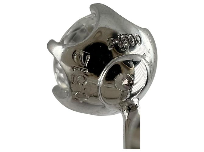 Autre Marque Orecchini in oro bianco K14 e diamanti Argento - vista 18
