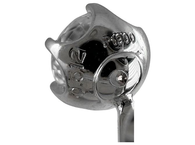 Autre Marque Orecchini in oro bianco K14 e diamanti Argento - vista 19