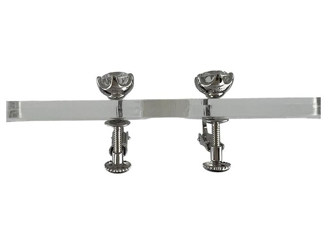 Autre Marque Orecchini in oro bianco K14 e diamanti Argento - vista 6