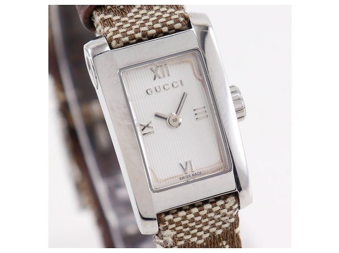 Orologio Gucci in acciaio inossidabile al quarzo Bianco - vista 3