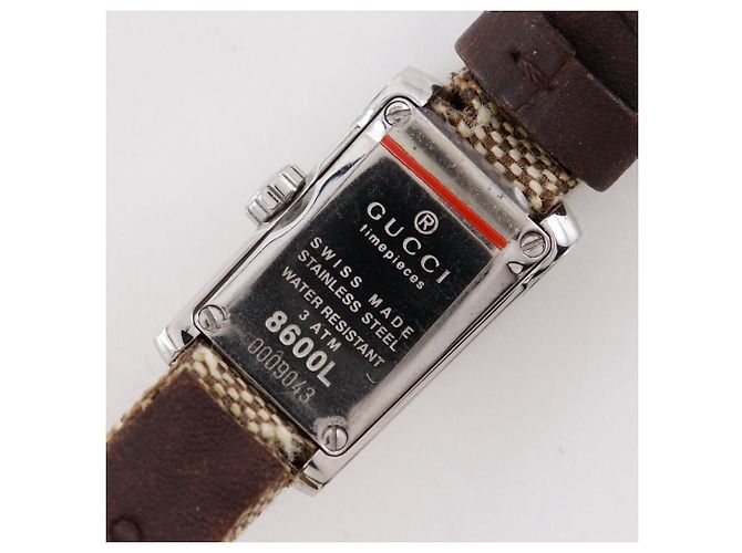 Orologio Gucci in acciaio inossidabile al quarzo Bianco - vista 6