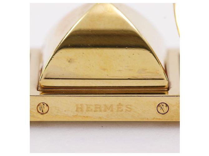 Reloj Hermès Medor Metal Dorado - vista 15