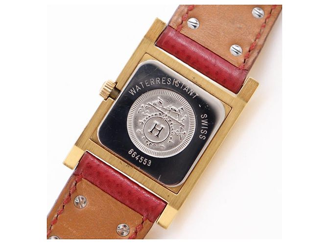 Reloj Hermès Medor Metal Dorado - vista 6