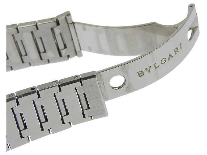 Bulgari BVLGARI Quadrato Uhr aus Edelstahl - Ansicht 10