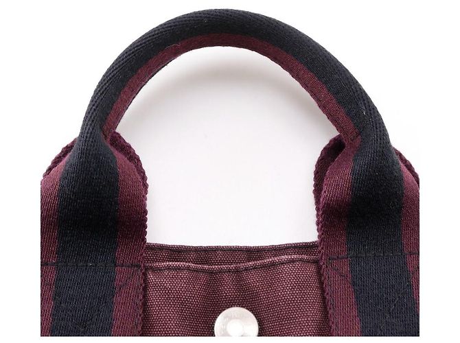 Hermès Borsa Fourre Tout PM in cotone Hermes Nero - vista 11