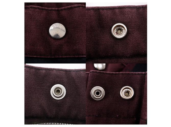 Hermès Borsa Fourre Tout PM in cotone Hermes Nero - vista 13