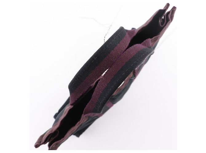 Hermès Borsa Fourre Tout PM in cotone Hermes Nero - vista 5