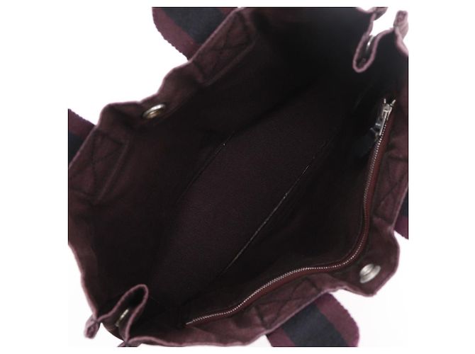 Hermès Borsa Fourre Tout PM in cotone Hermes Nero - vista 6
