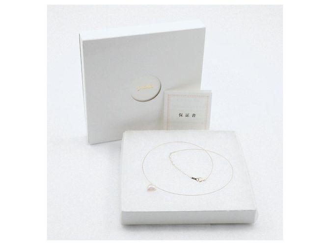 Collana di perle Tasaki Omega Chain Heart Au750 D'oro - vista 10