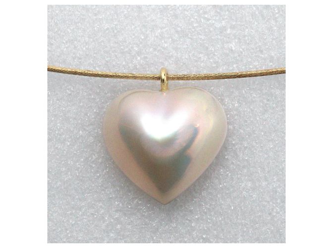 Collana di perle Tasaki Omega Chain Heart Au750 D'oro - vista 9