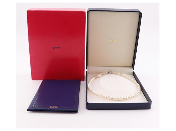 Collana in argento e perle Tasaki - vista 12