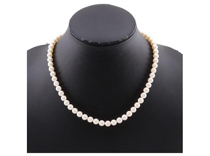 Collana in argento e perle Tasaki - vista 2