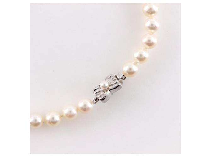 Collana in argento e perle Tasaki - vista 4