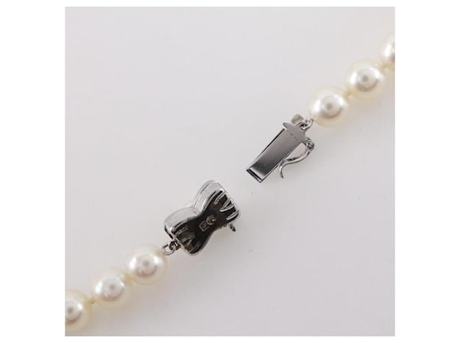 Collana in argento e perle Tasaki - vista 6