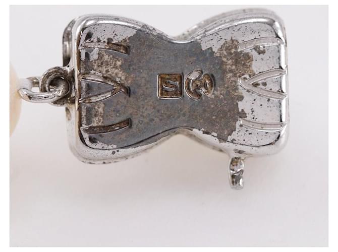 Collana in argento e perle Tasaki - vista 7