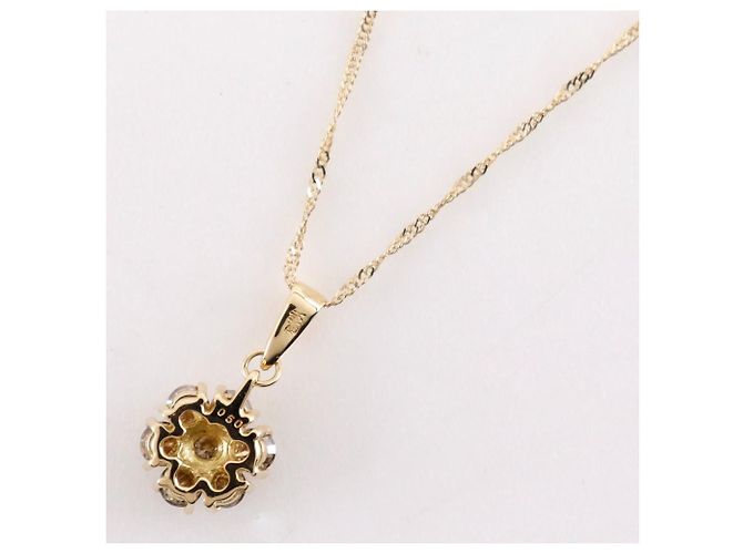 Autre Marque Collana con Diamanti Au750 D'oro - vista 3