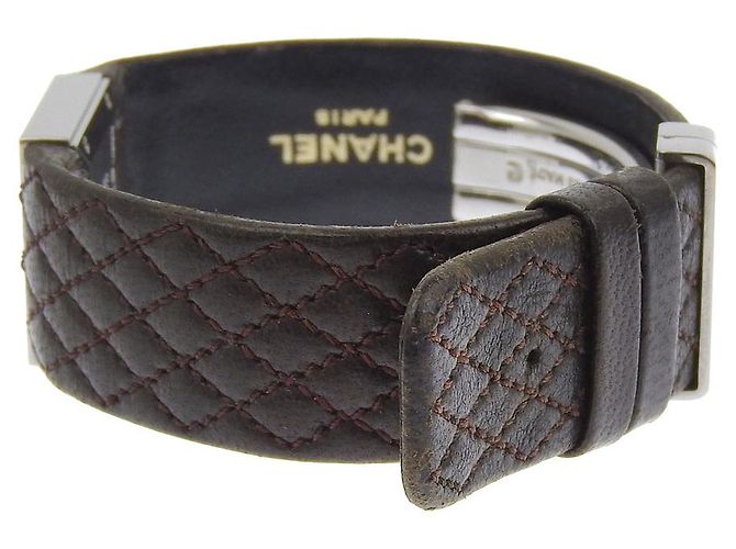 Chanel Matelasse Uhr aus Edelstahl Schwarz - Ansicht 4