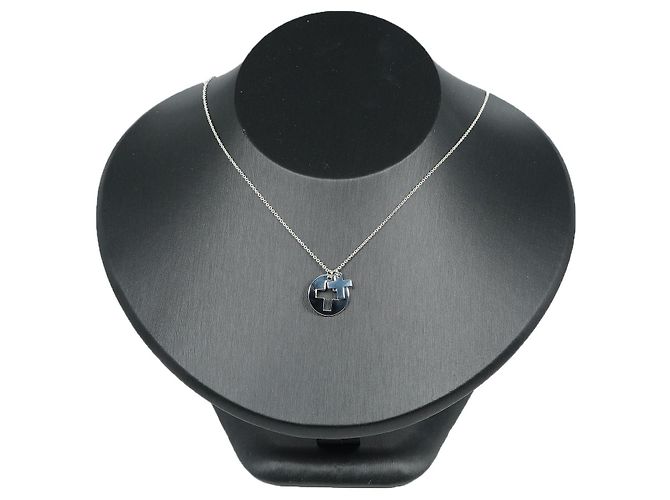 Tiffany & Co Collana Tiffany Stencil Cross Silver 925 Argento - vista 2