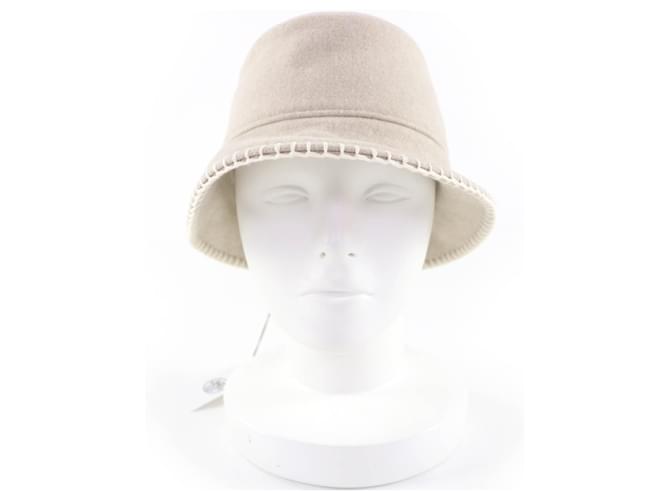 Hermès Harper57 Wollhut Beige - Ansicht 2